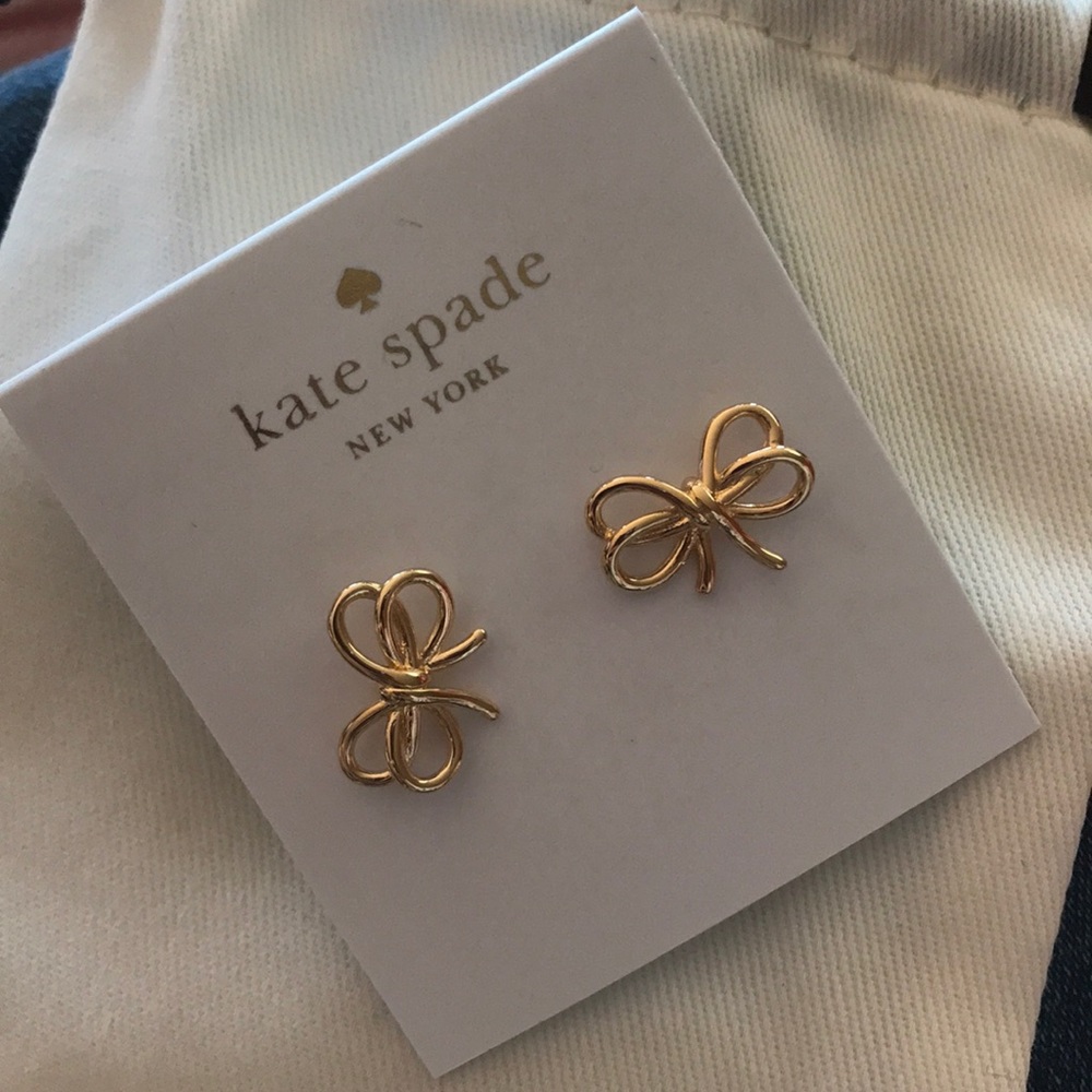 Kate spade bow earrings